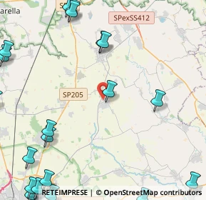 Mappa Via San Giovanni Bosco, 27010 Ceranova PV, Italia (6.92)