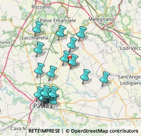 Mappa Via San Giovanni Bosco, 27010 Ceranova PV, Italia (7.624)