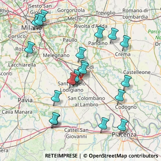 Mappa Via Gaetano Donizetti, 26854 Pieve Fissiraga LO, Italia (17.5065)