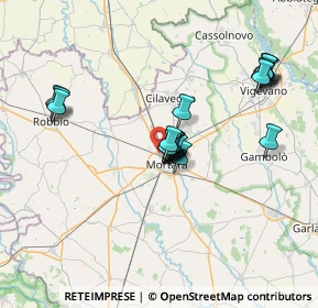 Mappa Via Ortigara, 27036 Mortara PV, Italia (6.3795)