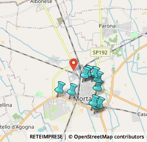 Mappa Via Ortigara, 27036 Mortara PV, Italia (1.57545)
