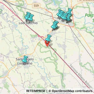 Mappa Via Primo Agosto, 26854 Pieve Fissiraga LO, Italia (4.89625)