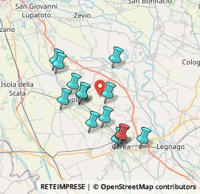 Mappa Viale dell'Industria, 37045 Legnago VR, Italia (6.12571)