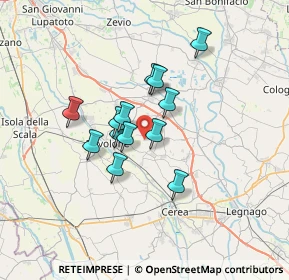 Mappa Viale dell'Industria, 37045 Legnago VR, Italia (4.98462)