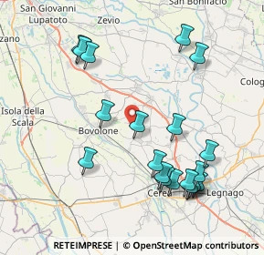 Mappa Viale dell'Industria, 37045 Legnago VR, Italia (8.6645)