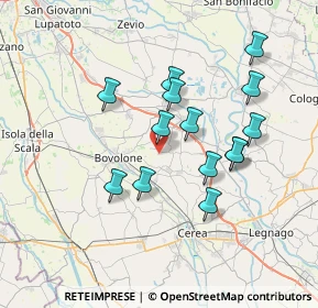 Mappa Viale dell'Industria, 37045 Legnago VR, Italia (6.46857)