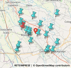 Mappa Viale dell'Industria, 37045 Legnago VR, Italia (7.2535)