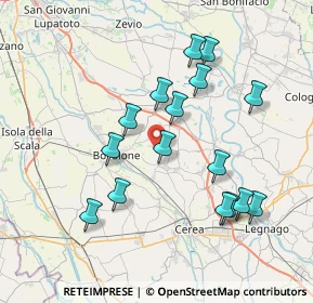 Mappa Viale dell'Industria, 37045 Legnago VR, Italia (7.39438)