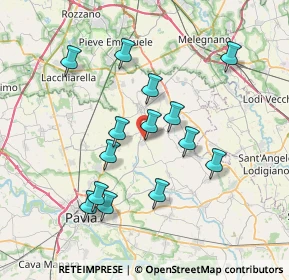 Mappa Via Guglielmo Marconi, 27010 Ceranova PV, Italia (6.90857)