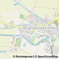Mapa Asigliano Vercellese