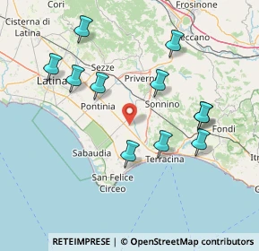 Mappa Via Migliara 54 sx, 04014 Pontinia LT, Italia (16.53909)