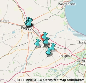 Mappa Via Basilicata, 71041 Carapelle FG, Italia (12.41474)