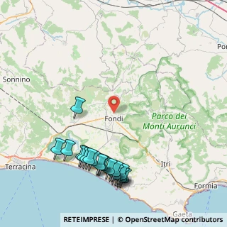 Mappa Via Sorgenti Vetruvio, 04022 Fondi LT, Italia (10.8915)