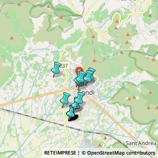 Mappa Via Mola della Corte, 04022 Fondi LT, Italia (1.8545)