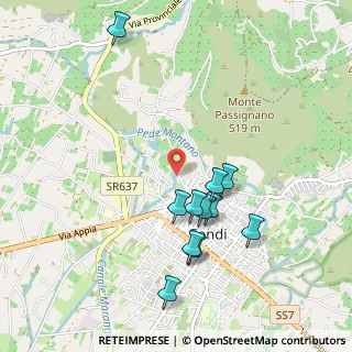 Mappa Via Mola della Corte, 04022 Fondi LT, Italia (1.03182)