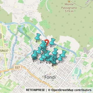 Mappa Via Alessandro Fortunato, 04022 Fondi LT, Italia (0.3715)