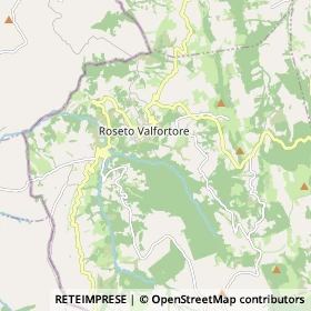 Mappa Roseto Valfortore