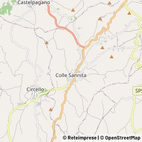 Mappa Colle Sannita