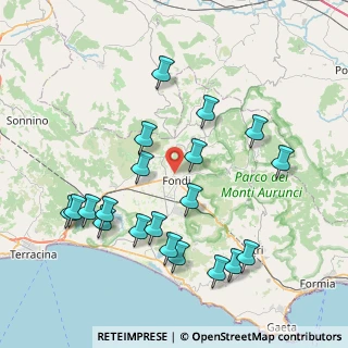 Mappa Via Vincenzo Santopadre, 04022 Fondi LT, Italia (9.061)
