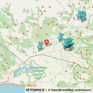 Mappa Via Cava delle Rene, 04022 Fondi LT, Italia (4.85636)