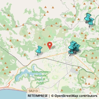 Mappa Via Cava delle Rene, 04022 Fondi LT, Italia (5.07833)