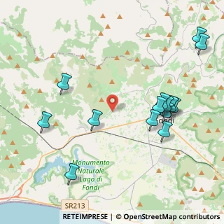 Mappa Via Cava delle Rene, 04022 Fondi LT, Italia (5.03786)