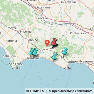 Mappa Via Cava delle Rene, 04022 Fondi LT, Italia (8.75273)