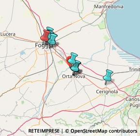 Mappa Via Regina Giovanna, 71041 Carapelle FG, Italia (11.05909)