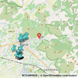 Mappa Via dell'Agrifoglio, 04022 Fondi LT, Italia (3.0445)