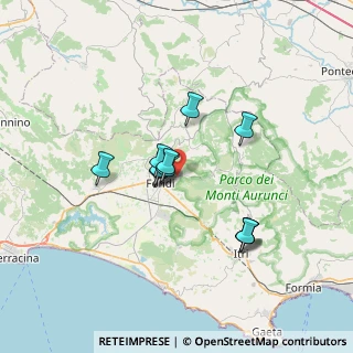 Mappa Via dell'Agrifoglio, 04022 Fondi LT, Italia (5.72636)