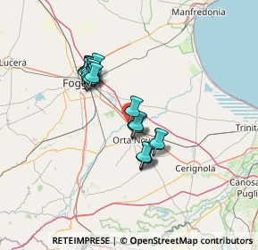 Mappa Piazza Dante Alighieri, 71041 Carapelle FG, Italia (11.5915)