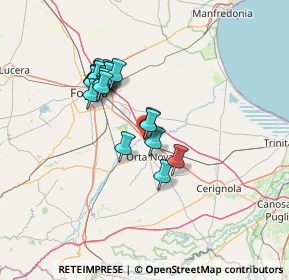 Mappa Piazza Dante Alighieri, 71041 Carapelle FG, Italia (12.3395)