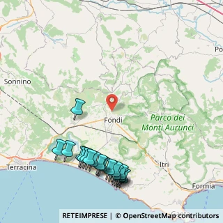 Mappa Via Cocuruzzo, 04022 Fondi LT, Italia (11.3245)