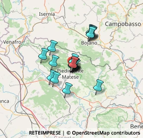 Mappa SP331, 81016 Castello del Matese CE, Italia (9.0095)