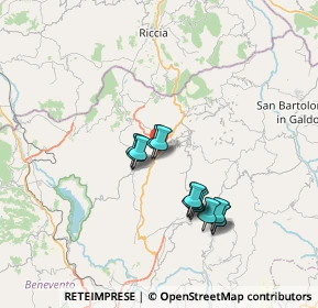 Mappa 82024 Colle Sannita BN, Italia (6.24)