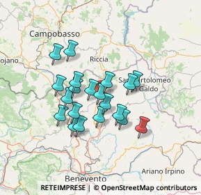 Mappa 82024 Colle Sannita BN, Italia (11.4825)