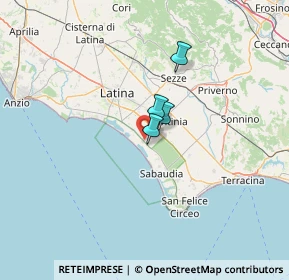 Mappa Viale delle Peonie, 04016 Sabaudia LT, Italia (39.04909)