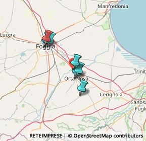 Mappa Via Lecce, 71041 Carapelle FG, Italia (9.24909)