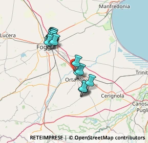 Mappa Via Lecce, 71041 Carapelle FG, Italia (13.103)