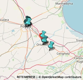 Mappa Via Lecce, 71041 Carapelle FG, Italia (12.65)