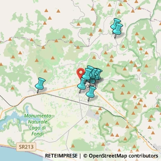 Mappa Via Provinciale Fondi - Lenola, 04022 Fondi LT, Italia (2.58909)