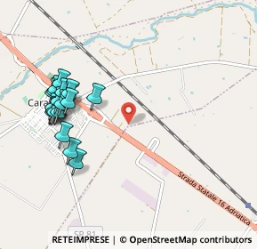 Mappa CARAPELLE KM. 692.800 STRADA ST. 16 71041, 71045 Orta Nova FG, Italia (1.176)