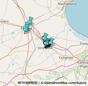 Mappa Via E. de Nicola, 71041 Carapelle FG, Italia (6.8575)