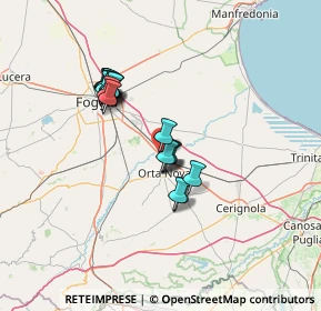 Mappa Via E. de Nicola, 71041 Carapelle FG, Italia (11.847)