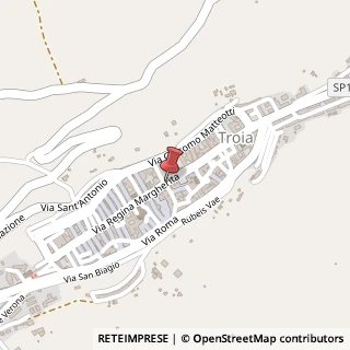 Mappa Via Regina Margherita,  98, 71029 Troia, Foggia (Puglia)