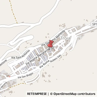 Mappa Piazza della Vittoria, 2, 71029 Troia, Foggia (Puglia)