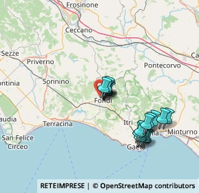 Mappa Angolo Cimitero, 04022 Fondi LT, Italia (14.36647)