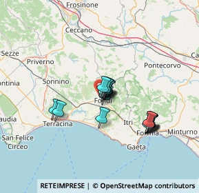 Mappa Angolo Cimitero, 04022 Fondi LT, Italia (10.60588)