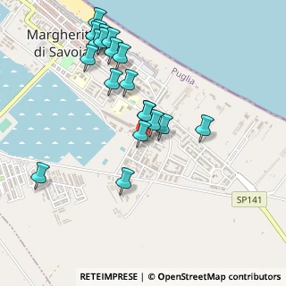 Mappa Via Bruno Pontecorvo, 76016 Margherita di Savoia BT, Italia (0.551)