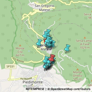 Mappa Via Matese, 81016 Castello del Matese CE, Italia (0.69286)